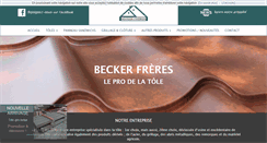 Desktop Screenshot of beckerfreres.com