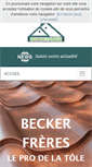 Mobile Screenshot of beckerfreres.com